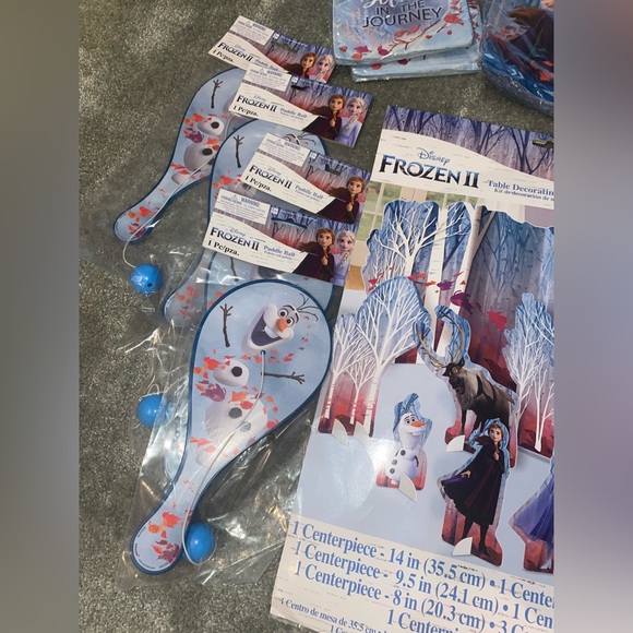 Disney Frozen Celebration birthday party Kit with Blue and Purple Accents